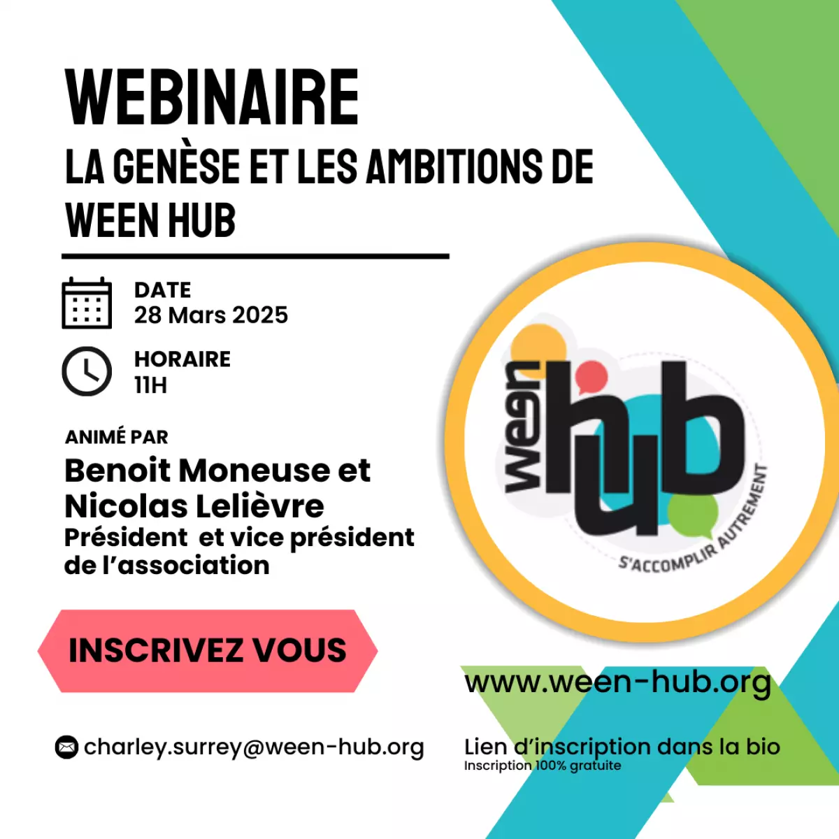 Participez à notre Webinaire de Présentation de Ween Hub - 28 mars à 11h